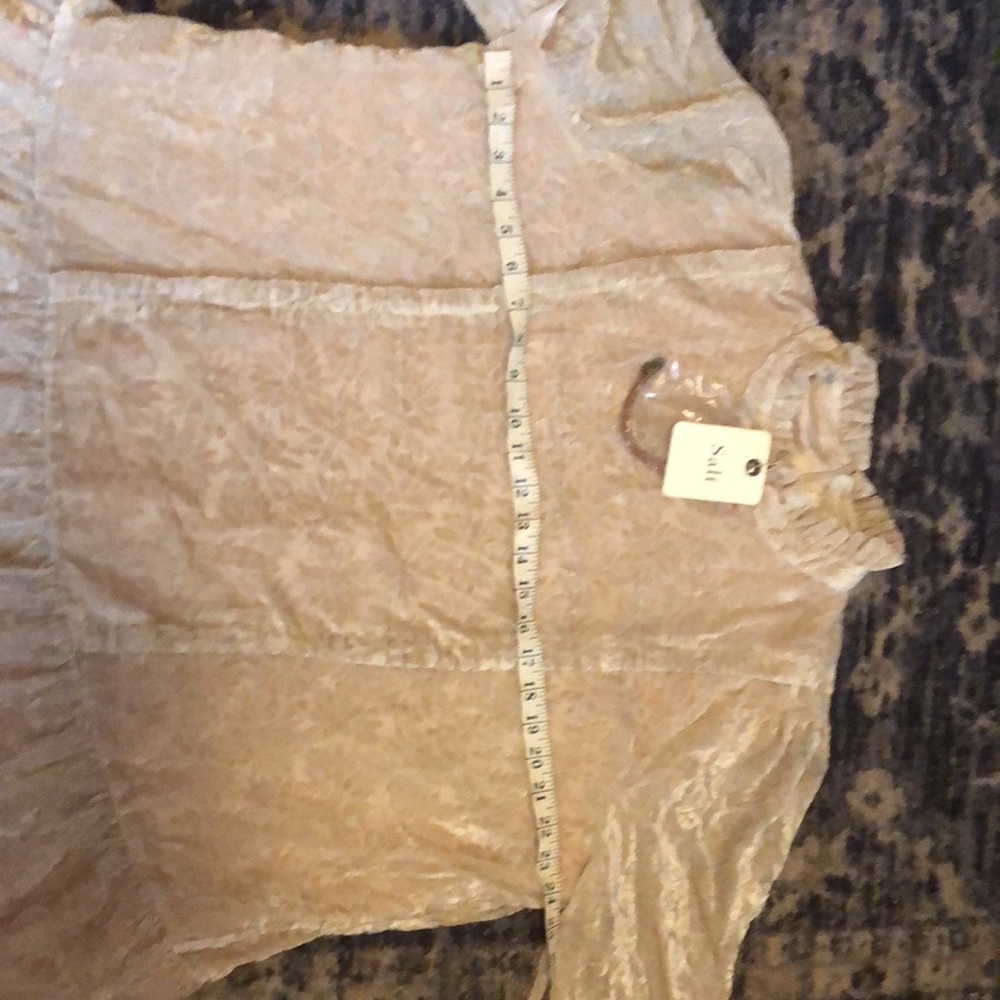 NWT Salt Velvet Burnout Dress Ivory XXL - Picture 5 of 14